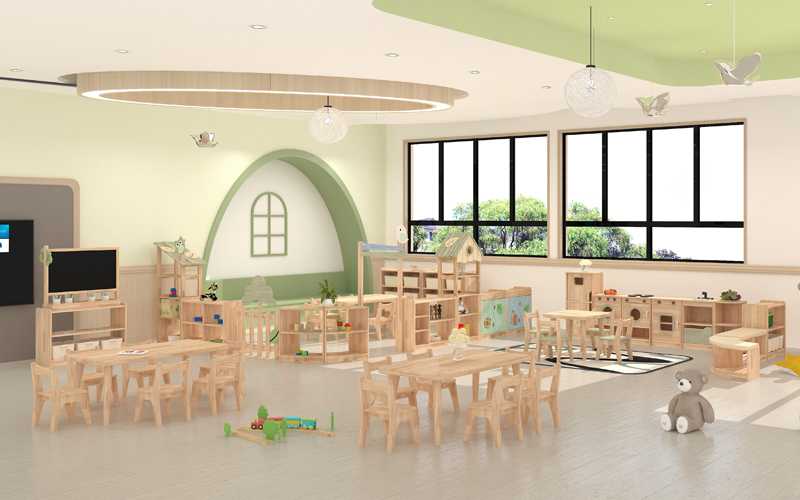 幼兒園家具森林區(qū)角